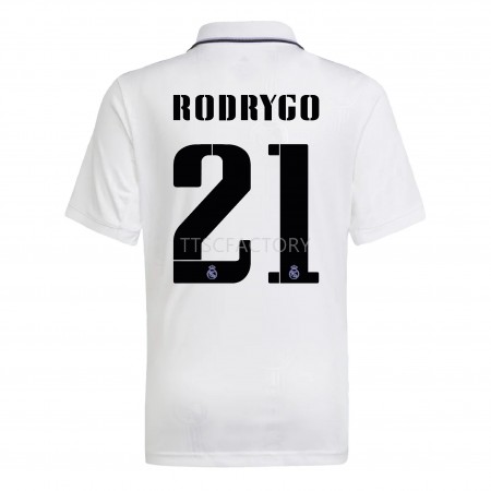 Maillot de Foot Real Madrid Rodrygo 21 Domicile 2022-23 Maillot de Foot Real Madrid Rodrygo 21 Domicile 2022-23